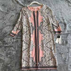 Studio One New York Pink and Black Dress Size PM